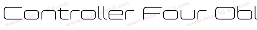 Controller Four Obli字体转换
